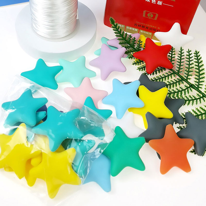 silicone chew beads